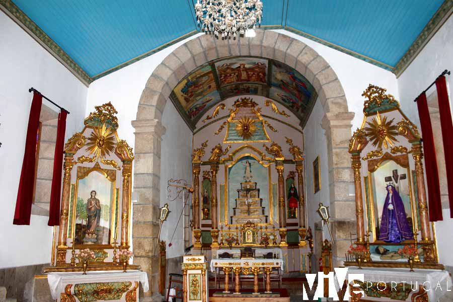 Interior de la iglesia de la Misericordia de Almeida