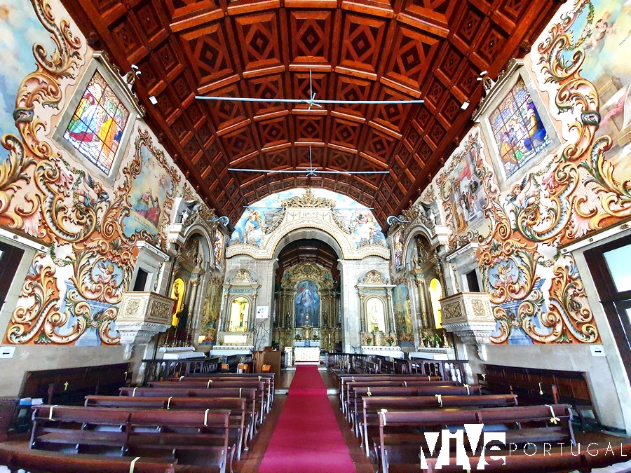 Interior de la igreja de Nossa Senhora do Amparo de Válega