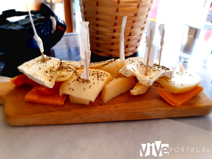 Tabla de quesos en Segredos do Douro