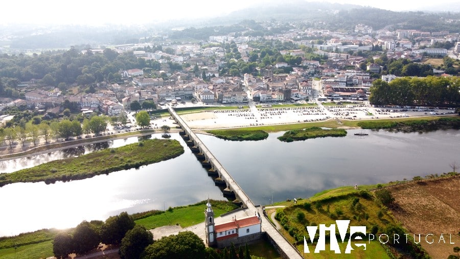 Vista aérea de Ponte de Lima